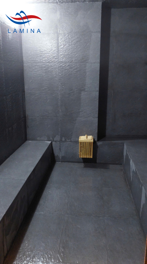 Lamina bàn giao phòng xông hơi khô cho spa tại Đà Nẵng