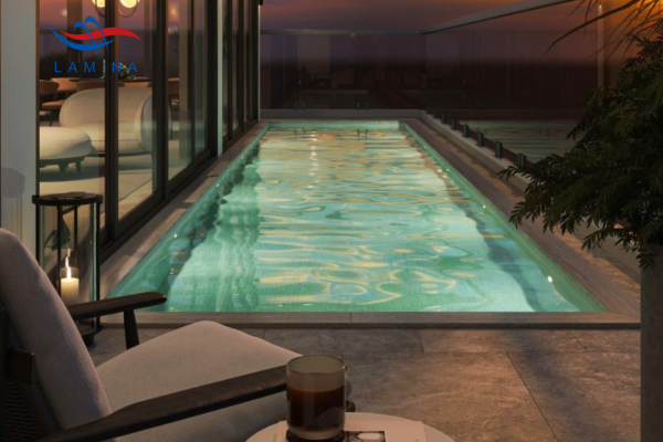 bể bơi penthouse riêng tư với không gian yên tĩnh dành cho cá nhân hoặc cặp đôi