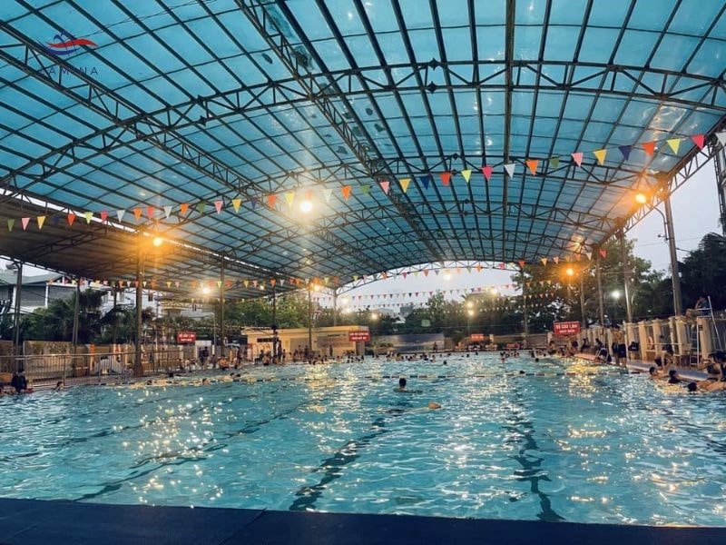 Công trình bể bơi kinh doanh tại Bắc Giang do Lamina thực hiện