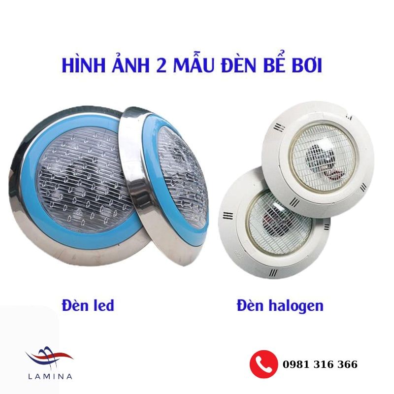 Các loại đèn bể bơi