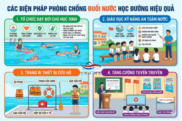 Các Biện Pháp Phòng Chống Đuối Nước Học Đường