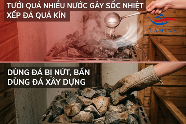 Những sai lầm thường gặp khi sử dụng đá xông hơi