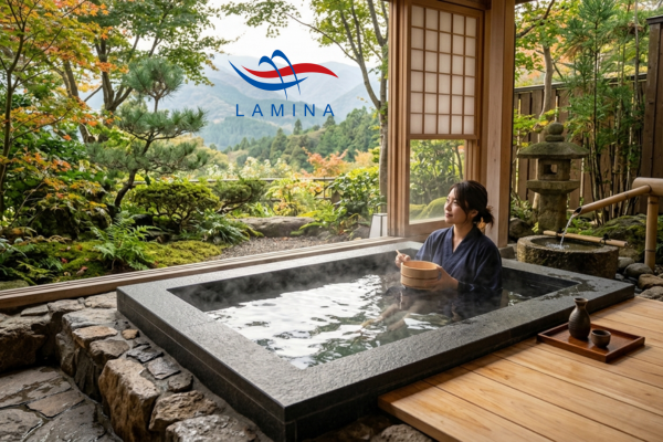 Bồn tắm onsen composite