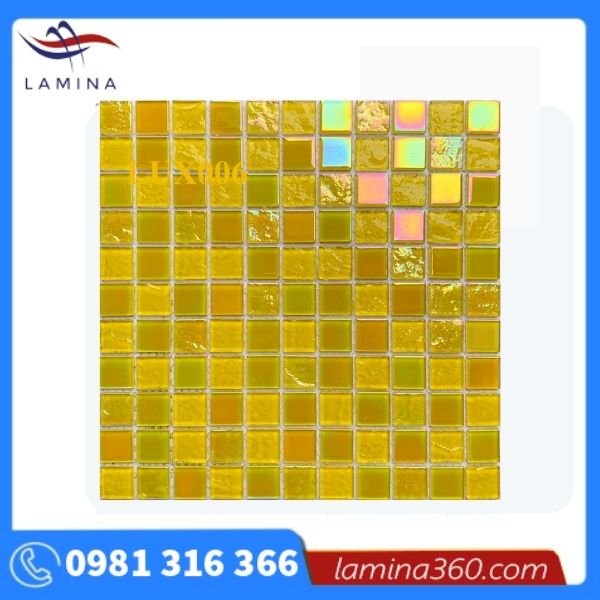 gạch thủy tinh cao cấp ánh kim sa – LUX006