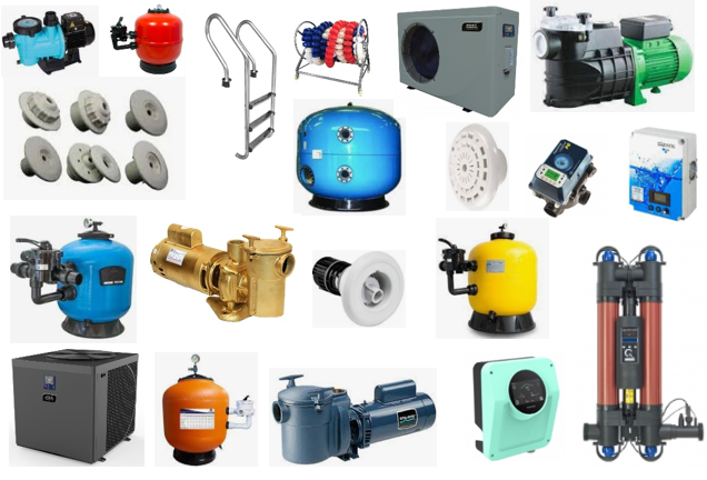 thiết bị bể bơi gồm những gì