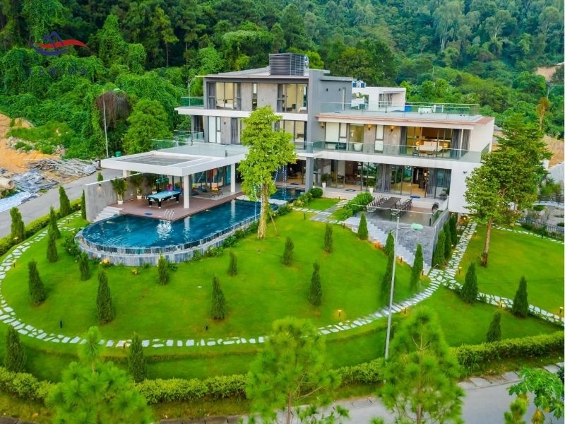 Khám phá bể bơi vô cực Grand Villa Tam Đảo