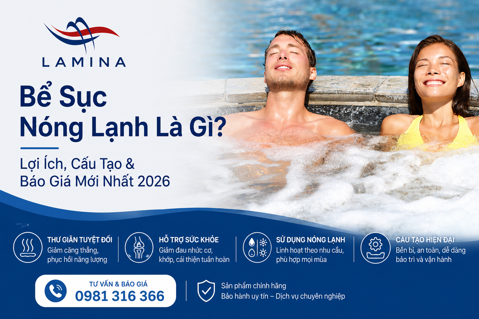 bể sục nóng lạnh