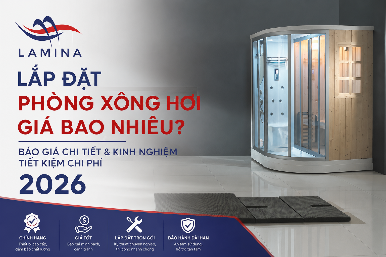 Lắp Đặt Phòng Xông Hơi Giá Bao Nhiêu