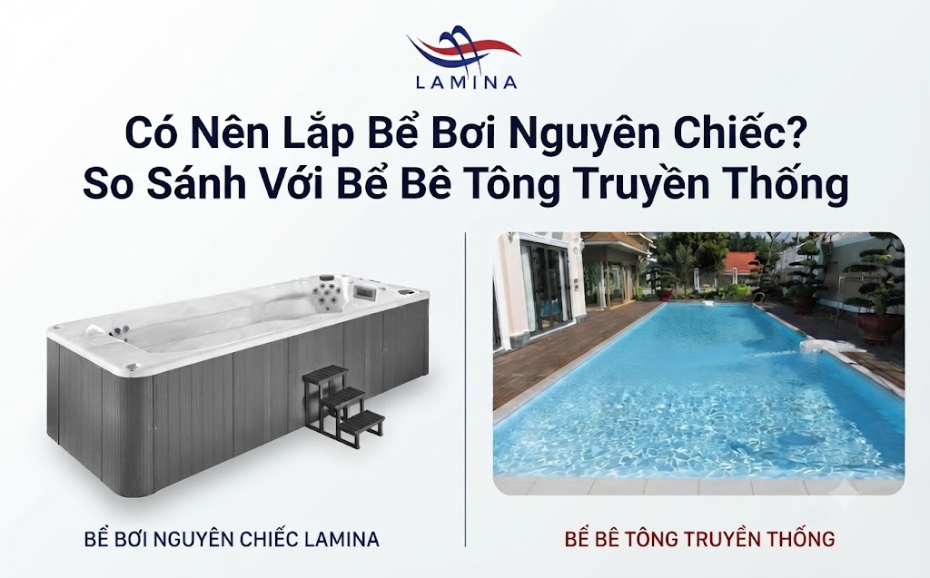 Có Nên Lắp Bể Bơi Nguyên Chiếc